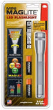 Maglite 2 Cell Aa Mini  Led Flashlight Gray-blister Pack