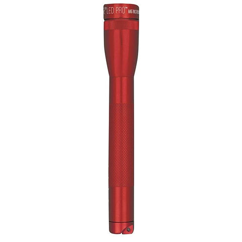 Maglite 2 Cell Aa Mini  Led Pro Flashlight Red-blister Pack