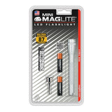 Maglite 2 Cell Aaa Mini  Led Flashlight Silver-blister Pack