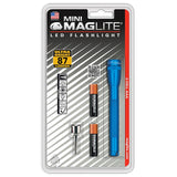 Maglite 2 Cell Aaa Mini  Led Flashlight Blue-blister Pack