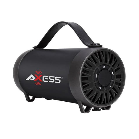 Axess Portable Bluetooth Speaker Built-in Usb Support Fm Radio Line-in Function Rechargeable Battery