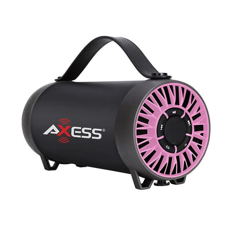 Axess Portable Bluetooth Speaker Built-in Usb Support Fm Radio Line-in Function Rechargeable Battery