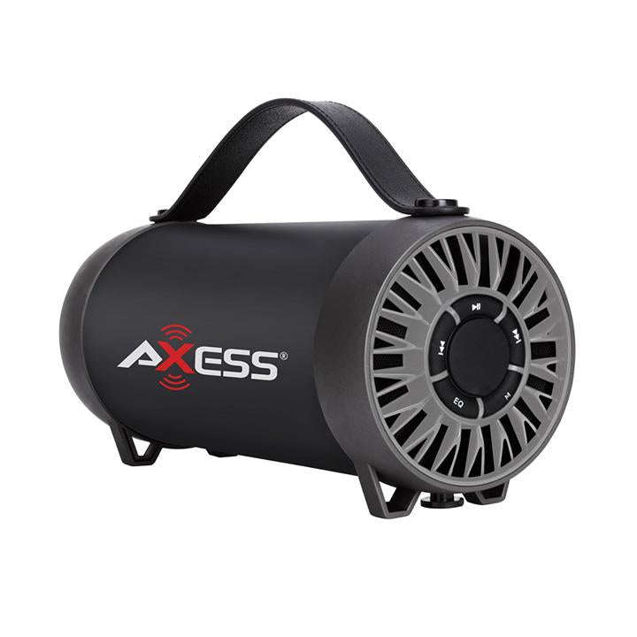 Axess Portable Bluetooth Speaker Built-in Usb Support Fm Radio Line-in Function Rechargeable Battery