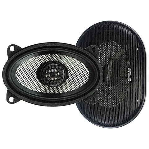 Speaker 4x6" (pair) 2-way 100watts American Bass;carbon Fiber