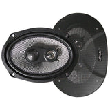 Speaker 6x9" 3-way (pair) 200watt American Bass;carbon Fiber