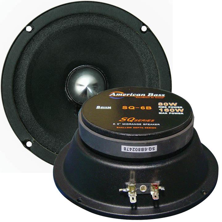 Midrange 6" American Bass300w Max (sold Each)