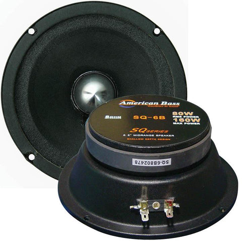 Midrange 6" American Bass300w Max (sold Each)