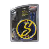 Stinger 8 Ga Copper 600w Amp Kit W-blue Twisted Rca