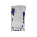 Stinger Rca Y 2f-1m Blue Interconnect