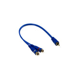 Stinger Rca Y 2f-1m Blue Interconnect