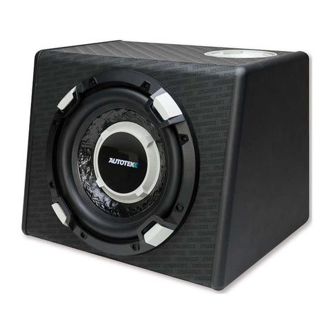 Autotek Single 10" Powered Subwoofer Enclosure 600 Watts