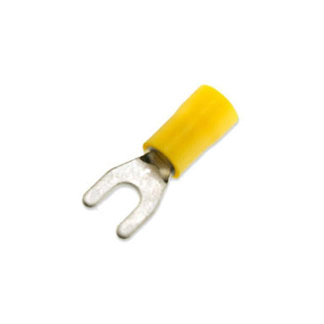 Spade Terminals #10 10-12 Ga. 100 Pcs; Yellow;xscorpion