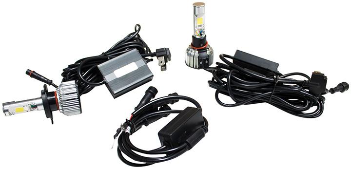 Street Vision 9006 Cats Eye Led Headlight Conversion Kits - Dual Function Kit With Driving And Accen