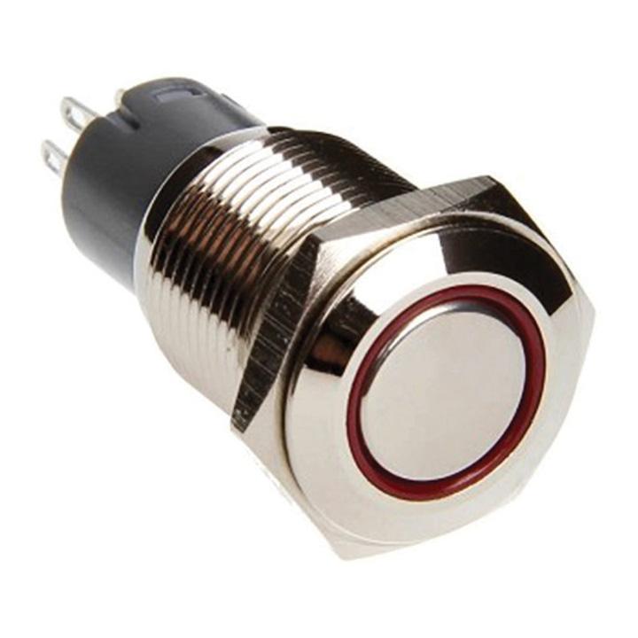 Street Vision Street Switch Led Two Position On-off Switch (red Illuminated Ring) - Sold Each