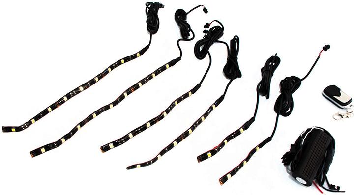 Street Vision 6-strip Motorcycle Accent Lighting Kit (rgb Multi-color)