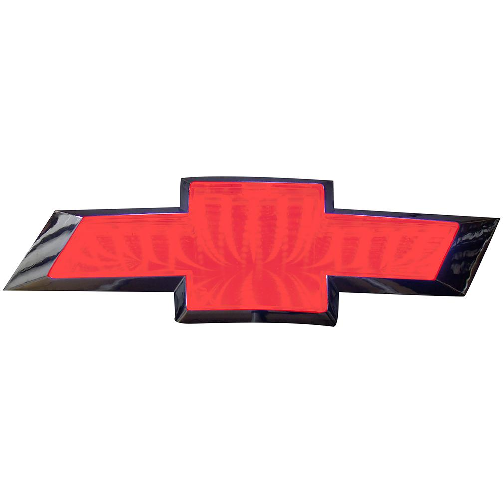 Street Vision Chevy 3d Logo Badge—red