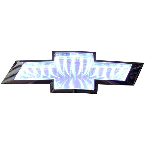 Street Vision Chevy 3d Logo Badge—white