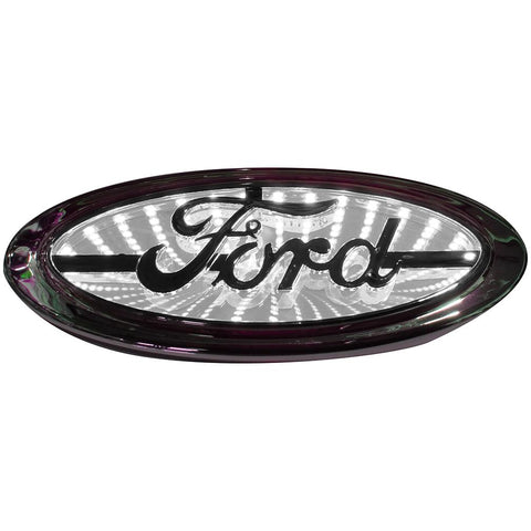 Street Vision Ford 3d Logo Badge—white