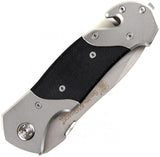 Smith & Wesson 1st Response Swfr Liner Lock Folding Knife Drop Point Blade Steel Handle