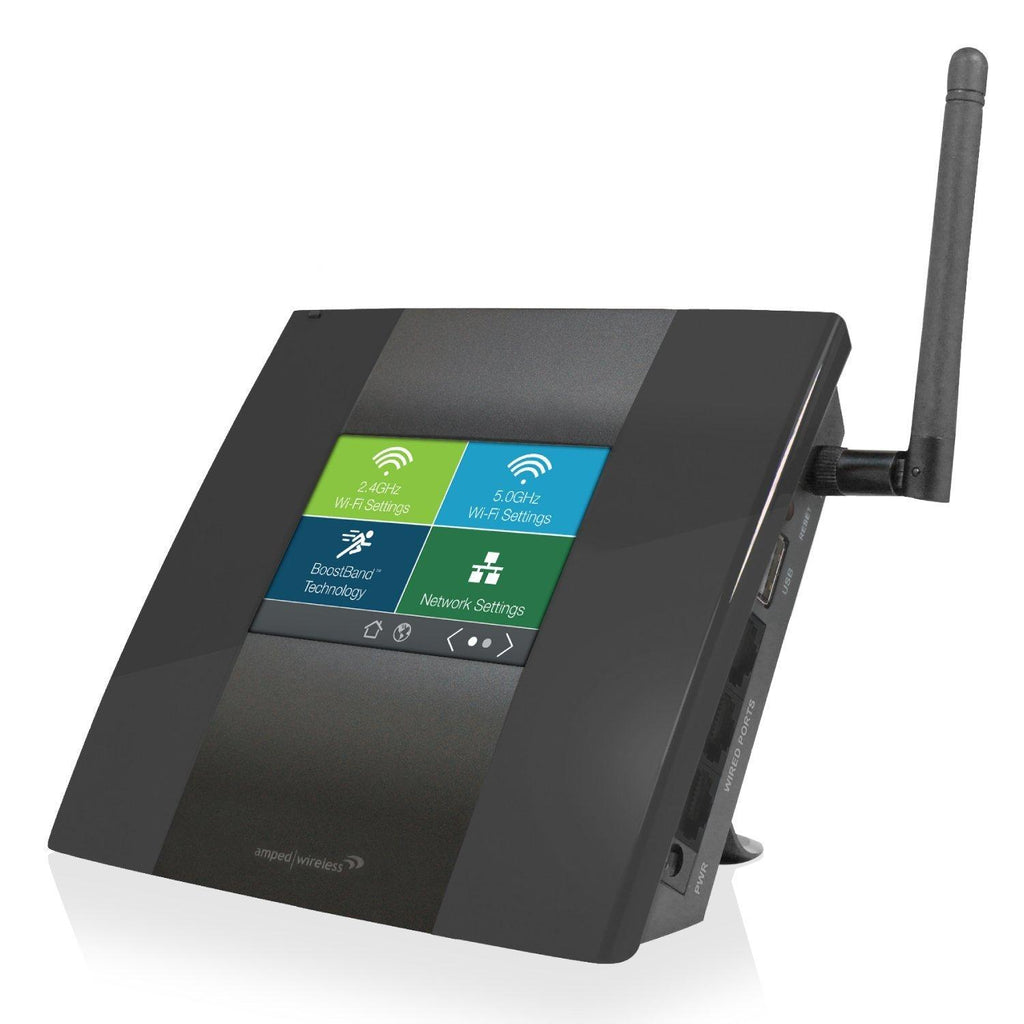 Amped Wireless High Power Touch Screen Ac750 Wi-fi Range Extender