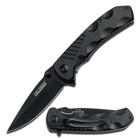 Tac Force Folding Knife Black Nylon Fiber Handle