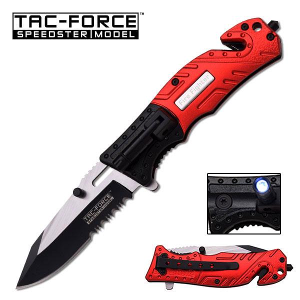 Tac Force Spring Assisted Knife (firefighter)