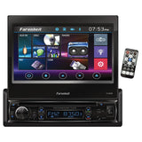 Farenheit Single Din 7" Flip Out Touchscreen With Dvd & Bt