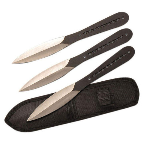 Perfect Point Throwing Knife Set 3 Piece 9-inch Overall