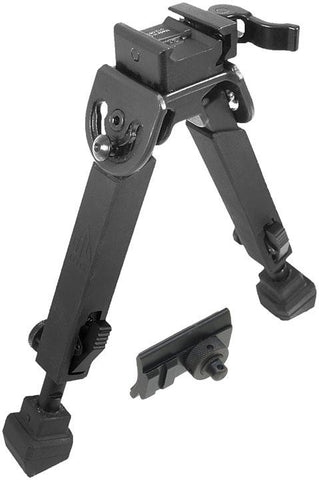 Utg Rubber Armored Full Metal Qd Bipod Height 6.0- 8.5