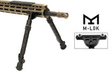 Utg Recon Flex M-lok Bipod Matte Black Cent. Ht. 8.0 Inch-11.8 Inch