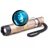 Guarddog Electrolite 140 Lumen Compact Tactical Flashlight Max Volt Stun Gun Beltclip Gold