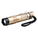 Guarddog Electrolite 140 Lumen Compact Tactical Flashlight Max Volt Stun Gun Beltclip Gold