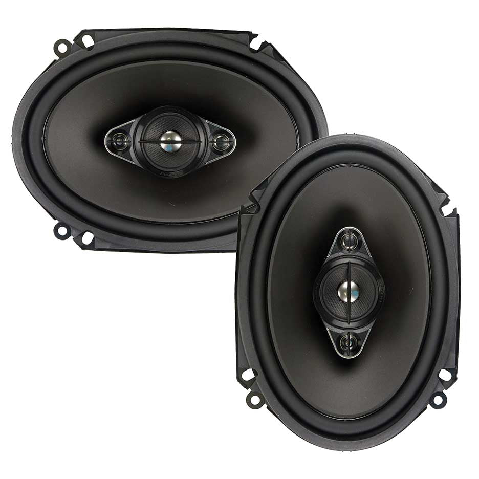 Pioneer 6x8" 4-way 350w Max Pair No Grills