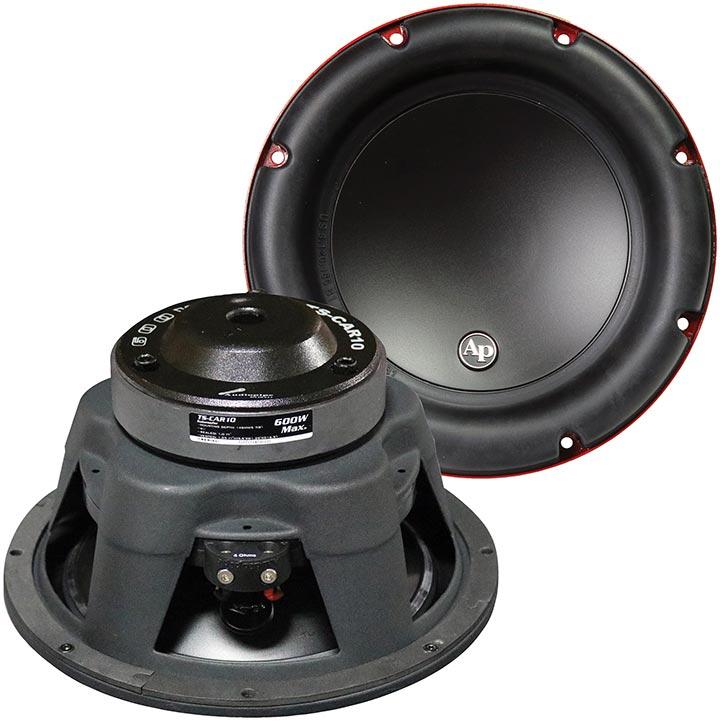 Audiopipe 10" Woofer 600w Max 4 Ohm Svc