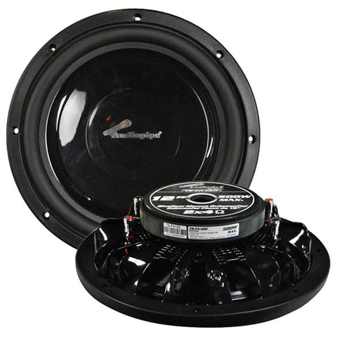Audiopipe 12" Shallow Mount Woofer 500w Max 4 Ohm Dvc