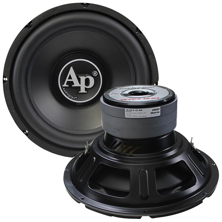 Audiopipe 15" Woofer Dual 4 Ohm 1800w Max