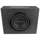 Pioneer 10" Single Passive Loaded Compact Sub Enclosure - 1100w 4ohm Svc