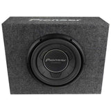 Pioneer 12" Single Passive Loaded Compact Sub Enclosure - 1300w 4ohm Svc