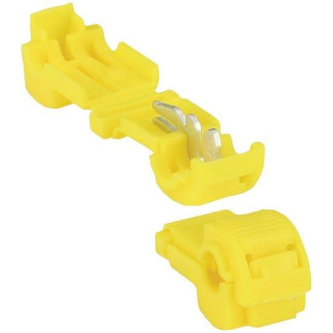 T Tap Connectors Xscorpion 12-10ga. 50pcs; Yellow