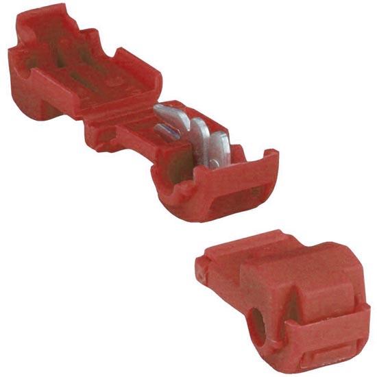 T Tap Connector Xscorpion 22-18ga. 50pcs; Red