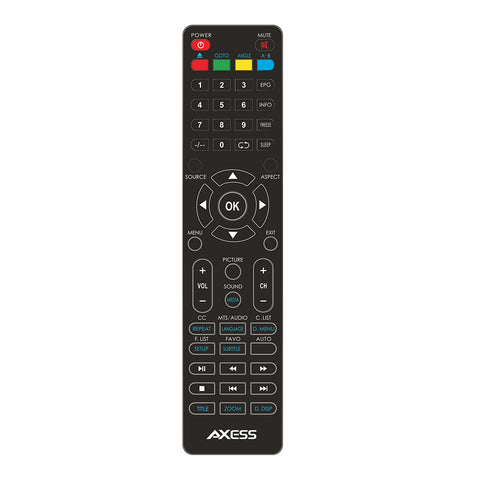 Axess 24 In Led Hdtv Ac-dc Technology Hdmi Sd Usb Inputs Dvd Player Remote