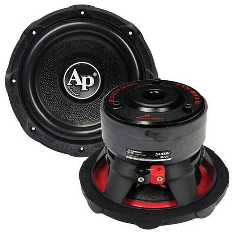 Audiopipe 8" Woofer 500 Watts 4 Ohm Svc 96 Oz Magnet