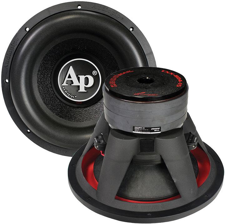 Audiopipe 15" Woofer 2800 Watts Dual 4 Ohm Vc