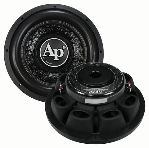 Audiopipe 10" Shallow Woofer Dual Vc 4 Ohm 600 Watts