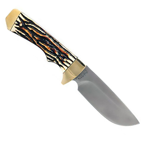 Uncle Henry 2 Pc. Elk Hunter Drop Point Full Tang Fixed Blade Knife Combo