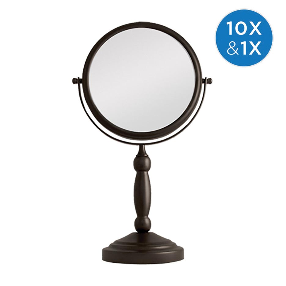 Zadro Two-sided Swivel Mirror 1x & 10x Mag. Oil-rubbed Bronze