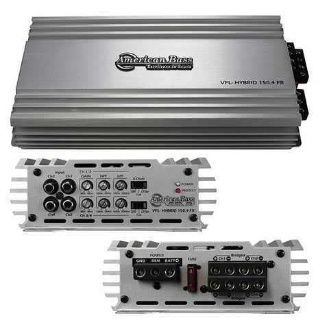 American Bass 4ch Hybrid Amplifier 600w Max