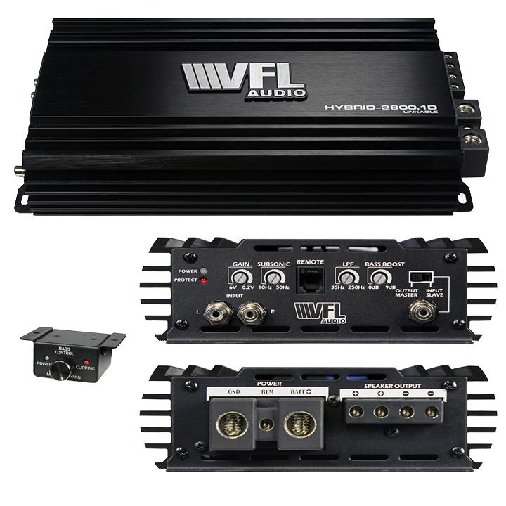 Vfl Audio Hybrid Amplifier Linkable D Class 2800 Watts Max