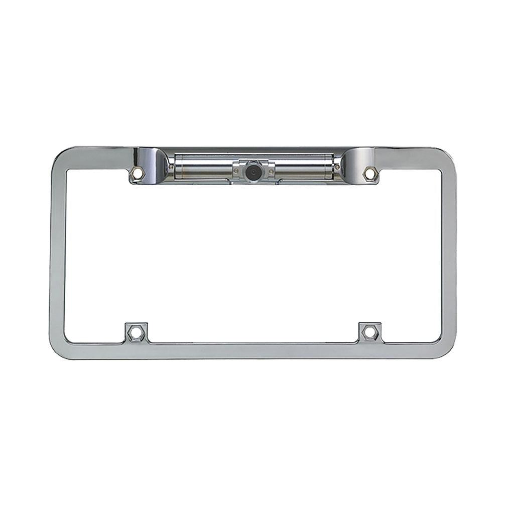 Camera 12volt Boyo In License Plate Frame;reverse Im;chrome