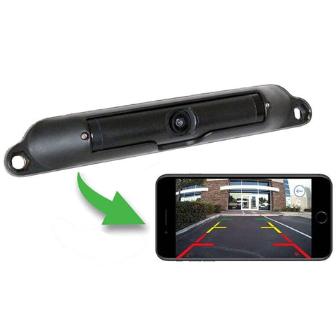 Boyo Wi-fi Wireless License Plate Camera Viewable Through An App On Smartphone